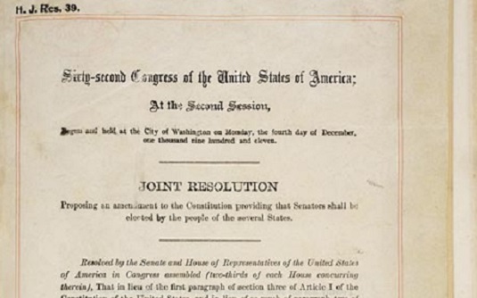 Law Professor 17th Amendment 'Disenfranchised States'
