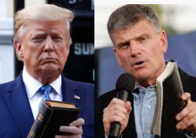 Rev. Graham Praises Trump for Walking to Church and Holding Up Bible
