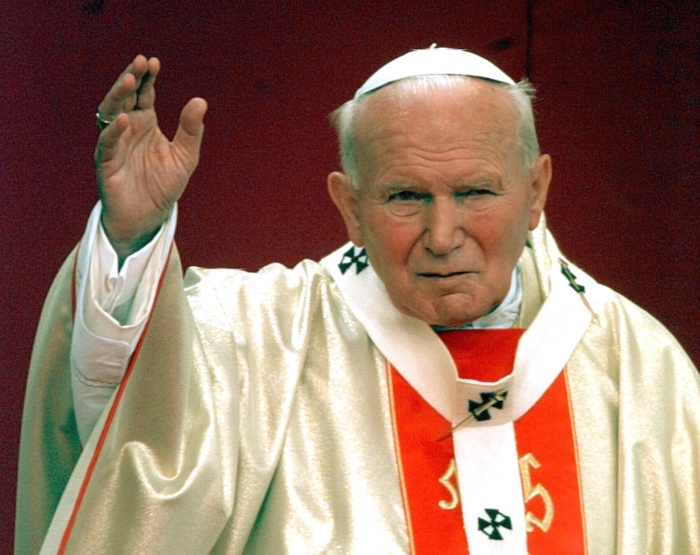 The late Pope St. John Paul II.  (Getty Images)  