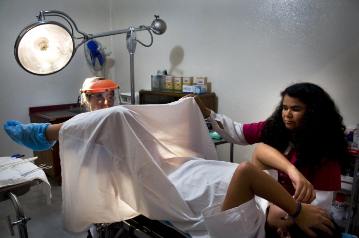 A woman undergoes an abortion in Mexico City, Mexico. (Getty Images) 