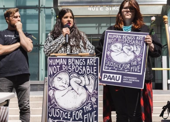 Pro-life activists in Washington, D.C. (Twitter, PAAU)
