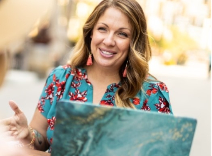 Artist and web designer Lorie Smith, president of 303 Creative. (ADF)