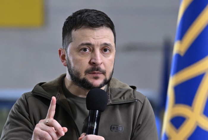 Ukrainian President Volodymyr Zelensky. (Getty Images)