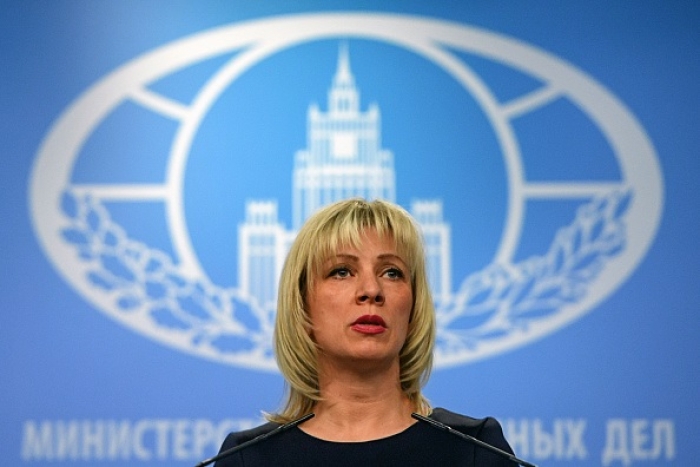 Russian foreign ministry spokeswoman Maria Zakharova. (Photo by Yuri Kadobnov/AFP via Getty Images) Russian foreign ministry spokeswoman Maria Zakharova. (Photo by Yuri Kadobnov/AFP via Getty Images)