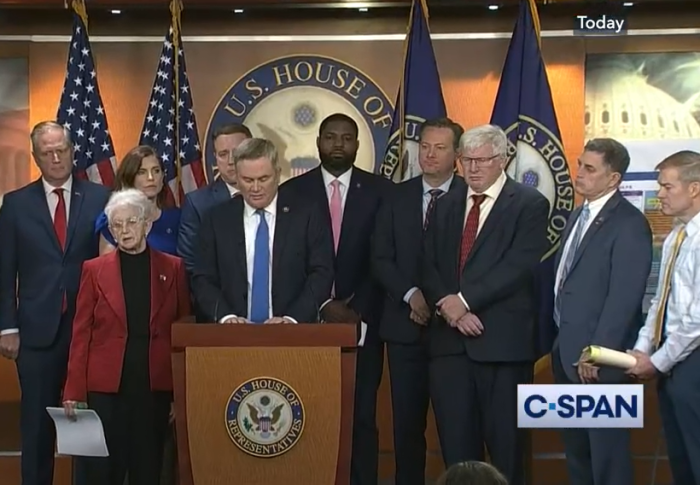 Rep. James Comer (R-Ky), the incoming House Oversight Committee chair, announces a Republican investigation into Hunter Biden and the Biden family during a press conference on Capitol Hill on Nov. 17, 2022. (Photo: Screen capture) Rep. James Comer (R-Ky), the incoming House Oversight Committee chair, announces a Republican investigation into Hunter Biden and the Biden family during a press conference on Capitol Hill on Nov. 17, 2022. (Photo: Screen capture)