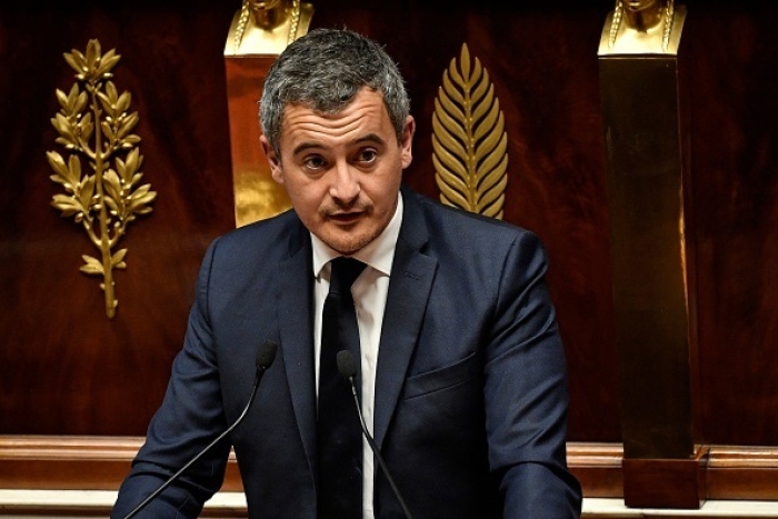 French Interior Minister Gérald Darmanin delivers a speech on immigration policy at the National Assembly in Paris last week. (Photo by Julien De Rosa / AFP via Getty Images) French Interior Minister Gérald Darmanin delivers a speech on immigration policy at the National Assembly in Paris last week. (Photo by Julien De Rosa / AFP via Getty Images)