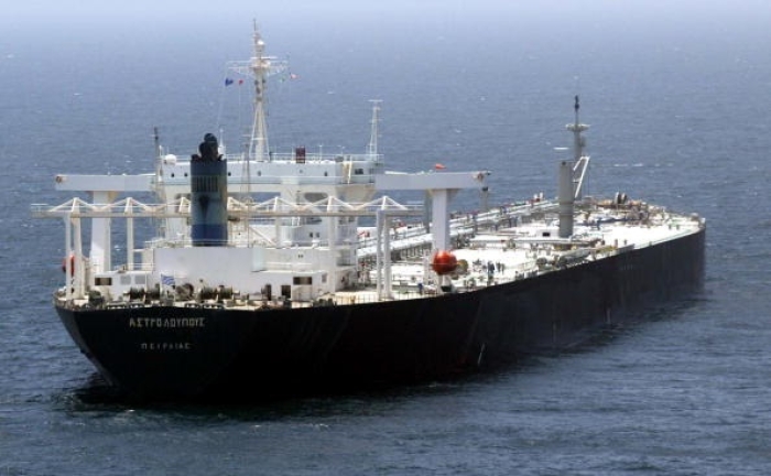 A Russian supertanker waits to unload crude oil last July. (Photo by Pool/AFP via Getty Images) A Russian supertanker waits to unload crude oil last July. (Photo by Pool/AFP via Getty Images)