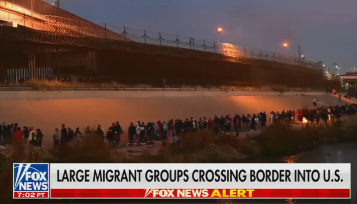 Fox News's Bill Melugin details largest migrant caravan he's ever seen crossing into El Paso. (Photo: Screen capture) Fox News's Bill Melugin details largest migrant caravan he's ever seen crossing into El Paso. (Photo: Screen capture)