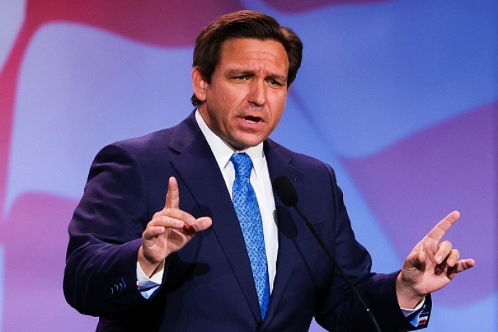 Florida's Republican Governor Ron DeSantis (Photo by WADE VANDERVORT/AFP via Getty Images)