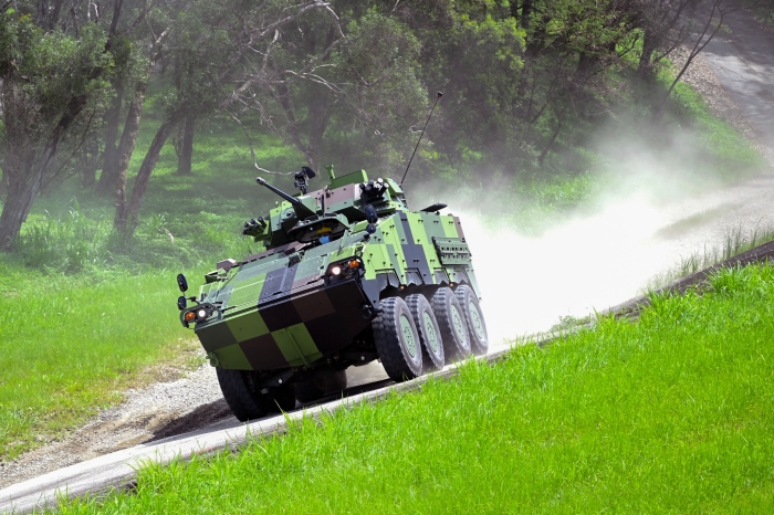 An locally-produced CM-34 Clouded Leopard armoured vehicle is driven through its paces at a testing ground on a military base in Nantou county, central Taiwan, on June 16, 2022. (Getty Images) An locally-produced CM-34 Clouded Leopard armoured vehicle is driven through its paces at a testing ground on a military base in Nantou county, central Taiwan, on June 16, 2022. (Getty Images)