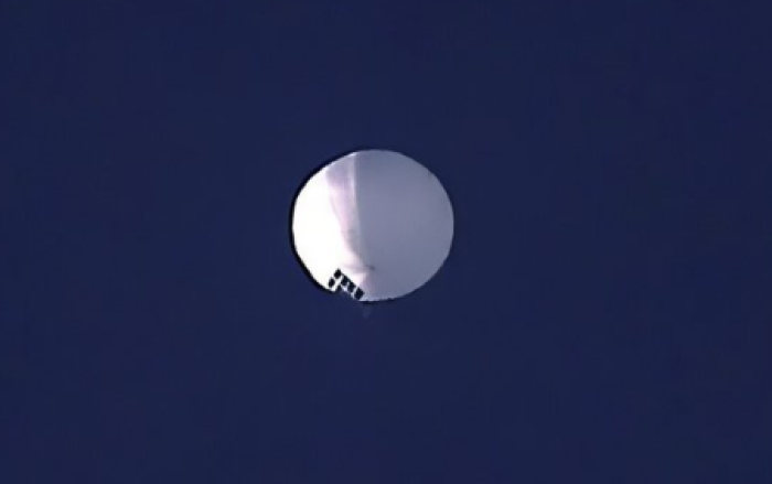 The Chinese spy balloon that drifted over the U.S. until the Air Force shot it down on Feb. 4. (Photo: Screen capture) The Chinese spy balloon that drifted over the U.S. until the Air Force shot it down on Feb. 4. (Photo: Screen capture)