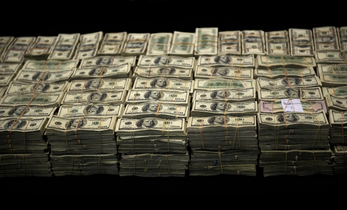Mexican drug cartel money seized by U.S. law enforcement. (Getty Images) Mexican drug cartel money seized by U.S. law enforcement. (Getty Images)