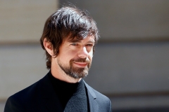 Twitter CEO Jack Dorsey arrives at the "Tech for Good" Summit in Paris on May 15, 2019. (Photo by Chesnot/Getty Images)