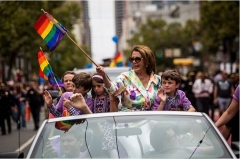 Rep. Nancy Pelosi at the 2015 San Francisco Gay Pride Parade. (Getty Images/Max Whittaker)