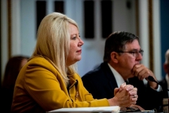 Rep. Debbie Lesko (R-Ariz.) speaks during a House Rules Committee hearing on the impeachment against President Donald Trump, December 17, 2019. (Photo by ANNA MONEYMAKER/POOL/AFP via Getty Images)