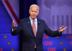 Former Vice President Joe Biden before he went into seclusion at his Delaware home. (Photo by Robyn Beck/AFP via Getty Images)