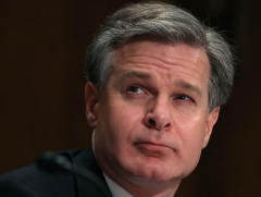 FBI Director Christopher Wray has not been forthcoming about what went on before his tenure. (Photo by Mark Wilson/AFP via Getty Images)