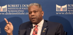 Lt. Col. Allen West speaks on constitutional conservatism. (Photo credit: YouTube/The Dole Institute of Politics)