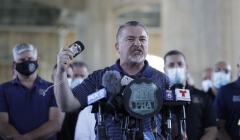 Mike O'Meara, president of the New York State Police Benevolent Association. (Screenshot)