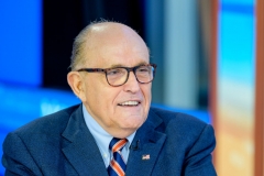 Former New York City Mayor and attorney to President Donald Trump Rudy Giuliani visits "Mornings With Maria" with anchor Maria Bartiromo at Fox Business Network Studios on September 23, 2019 in New York City. (Photo by Roy Rochlin/Getty Images)