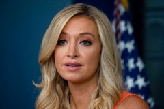 White House Press Secretary Kayleigh McEnany speaks during the press briefing at the White House in Washington, DC, on June 29, 2020. (Photo by JIM WATSON/AFP via Getty Images)