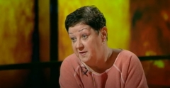 Norma McCorvey, the Roe in Roe v. Wade, participates in an interview. (Photo credit: YouTube/LudVan 76)