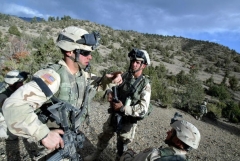 U.S. soldiers patrol Afghanistan’s Paktika province. (Photo by Robert Nickelsberg/Getty Images, File)