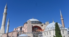 The Hagia Sophia is among Istanbul’s best-known landmarks. (Photo by Ozan Kose/AFP via Getty Images)