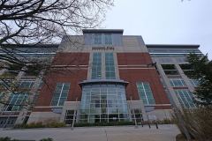 An exterior view of Spartan Stadium on the campus of Michigan State University. (Photo credit: Leon Halip/Getty Images)