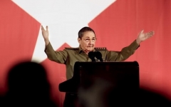 Cuban Communist Party chief and former president Raul Castro. (Photo by Klavs Bo Christensen/Edit by Getty Images)