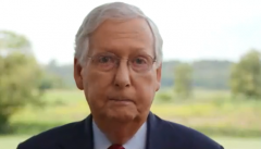 Senate Majority Leader Mitch McConnell (R-Ky.) addresses the Republican National Convention. (Photo: Screen capture)