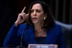 Sen. Kamala Harris is the Democratic vice presidential nominee. (Photo credit: TOM WILLIAMS/POOL/AFP via Getty Images)