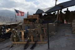 US soldiers at a checkpoint in Nangarhar province, Afghanistan. (Photo by Wakil Kohsar/AFP via Getty Images)