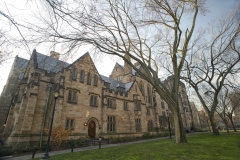 Featured is Calhoun College, a part of Yale University built in 1933, in collegiate gothic style architecture. (Photo credit: Kathryn Donohew Photography/Contributor/Getty Images)