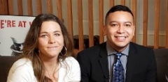 Daily Caller reporters Shelby Talcott and Jorge Ventura. (Getty Images)