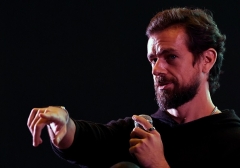 Twitter CEO and co-founder Jack Dorsey (Photo by PRAKASH SINGH/AFP via Getty Images)