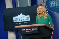 White House Press Secretary Kayleigh McEnany speaks during a press briefing on November 20, 2020, in the Brady Briefing Room of the White House in Washington, DC. (Photo by MANDEL NGAN/AFP via Getty Images)