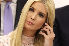 Ivanka Trump takes part in an event on the sidelines of the G20 Summit in Osaka, Japan on June 29, 2019. (Photo by DOMINIQUE JACOVIDES/AFP via Getty Images)