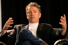 U.S. Senator Rand Paul speaks onstage at 'A Conversation With Senator Rand Paul' during the 2015 SXSW Music, Film + Interactive Festival at JW Marriott on March 15, 2015 in Austin, Texas. (Photo by Gerry Hanan/Getty Images for SXSW)