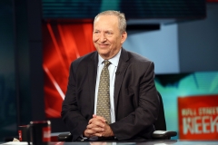 Former Treasury Secretary & White House Economic Advisor Larry Summers is interviewed by FOX Business' Maria Bartiromo. (Photo credit: Robin Marchant/Getty Images)