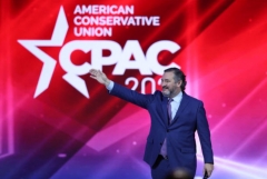 Sen. Ted Cruz at CPAC in Orlando, Fla., Feb. 26, 2021. (Photo by Joe Raedle/Getty Images)