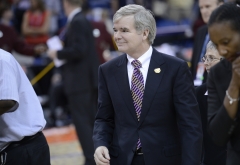 NCAA president Mark Emmert is seen after the championship game of the 2013 NCAA Women's Final Four. (Photo credit: Benjamin Solomon/Getty Images)