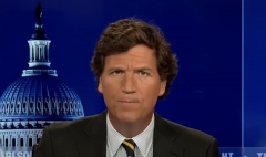 Tucker Carlson discusses the consequences of mass immigration on the American electorate. (Photo credit: Fox News)