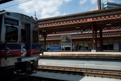 A view of the Joseph R. Biden, Jr., Amtrak Railroad Station in Wilmington, Delaware. (Photo by BRENDAN SMIALOWSKI/AFP via Getty Images)