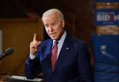 Joe Biden gives a speech. (Photo credit: MANDEL NGAN/AFP via Getty Images)