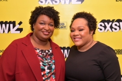 Stacey Abrams and Yamiche Alcindor attend Featured Session: Lead from the Outside: How to Make Real Change during the 2019 SXSW Conference and Festivals. (Photo credit: Danny Matson/Getty Images for SXSW)