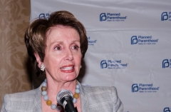 Nancy Pelosi at a Planned Parenthood reception, April 25, 2013. (Photo by Kris Connor/Getty Images)