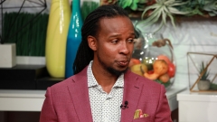 Ibram X. Kendi visits BuzzFeed's "AM To DM" on March 10, 2020 in New York City. (Photo credit: Jason Mendez/Getty Images)