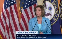 House Speaker Nancy Pelosi (D-Calif.) hold her weekly news conference on June 17, 2021. (Photo: Screen capture)