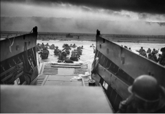 Omaha Beach, Normandy, France, June 6, 1944 (Photo by Chief Photographer's Mate Robert F. Sargent/National Archives/Public Domain)